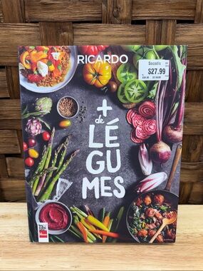 Ricardo Légumes Cookbook – Colorful Vegetable Recipes (Multicolor)